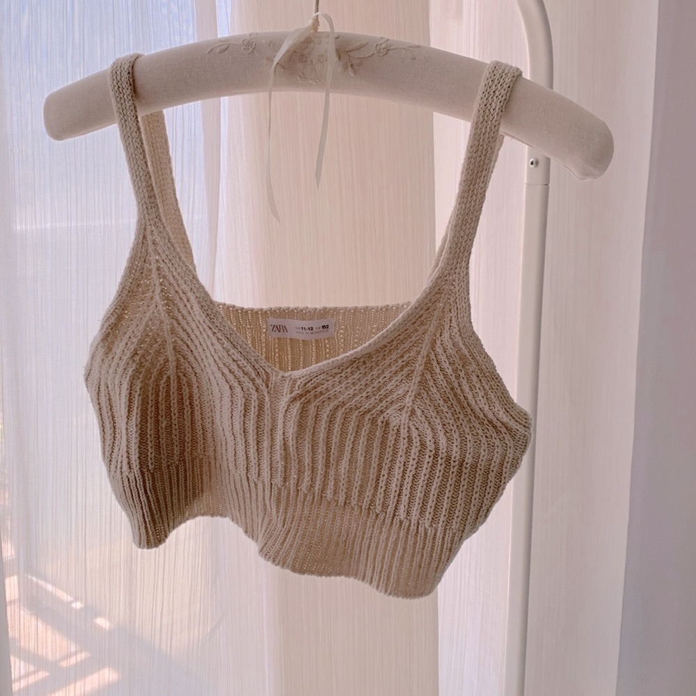 ☀️Zara Big Girl 11-12 Crochet Top